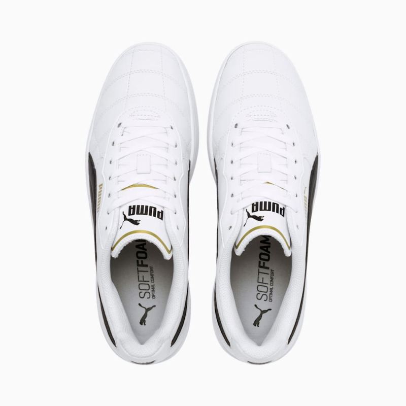 Puma | Men's Astro Kick SL Sneakers - White-Team Gold-Gray Violet