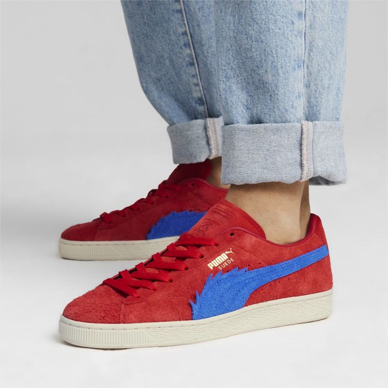 Puma | Men's x ONE PIECE Suede Buggy Sneakers - For All Time Red-Ultra Blue