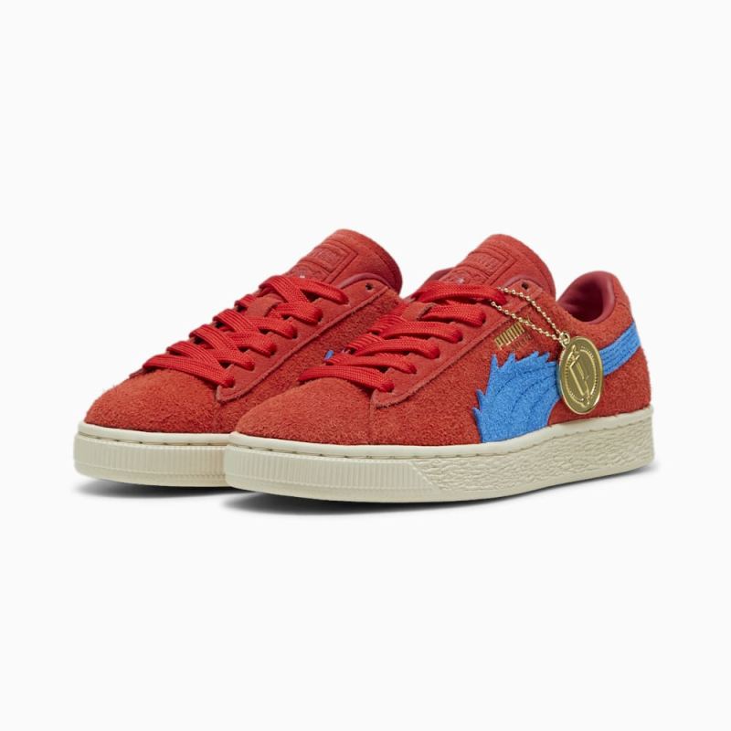 Puma | Men's x ONE PIECE Suede Buggy Sneakers - For All Time Red-Ultra Blue