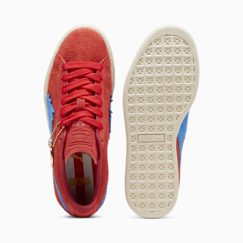 Puma | Men's x ONE PIECE Suede Buggy Sneakers - For All Time Red-Ultra Blue