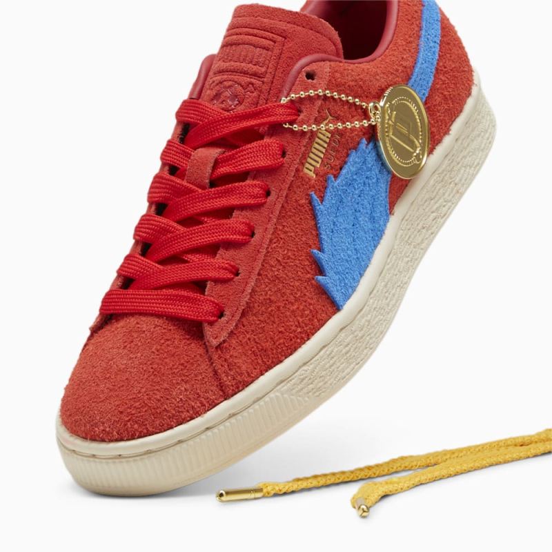 Puma | Men's x ONE PIECE Suede Buggy Sneakers - For All Time Red-Ultra Blue