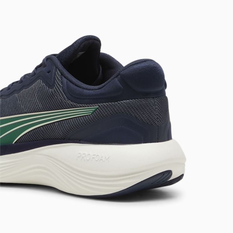 Puma | Men's Scend Pro Engineered Running Shoes - Club Navy-Strong Gray-Vine