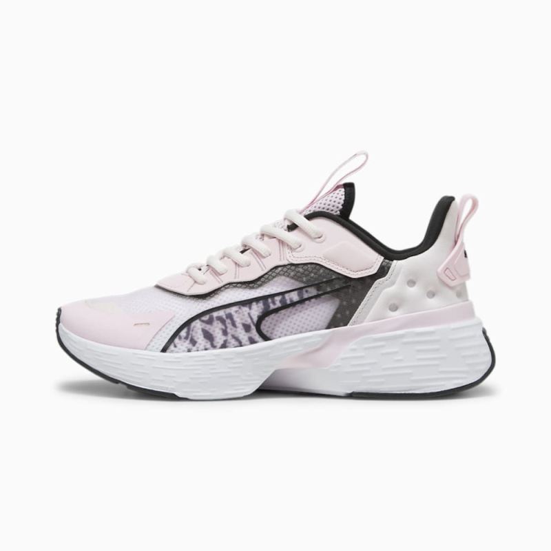 Puma | Women's SOFTRIDE Sway FelineFine Running Shoe - Whisp Of Pink-Black - Click Image to Close