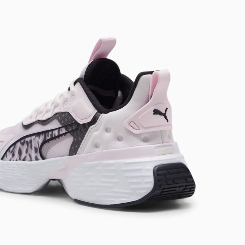 Puma | Women's SOFTRIDE Sway FelineFine Running Shoe - Whisp Of Pink-Black