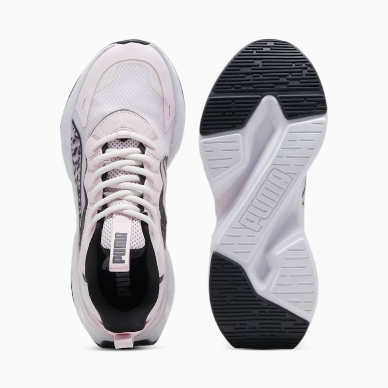 Puma | Women's SOFTRIDE Sway FelineFine Running Shoe - Whisp Of Pink-Black