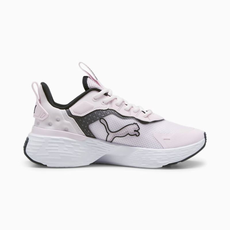 Puma | Women's SOFTRIDE Sway FelineFine Running Shoe - Whisp Of Pink-Black