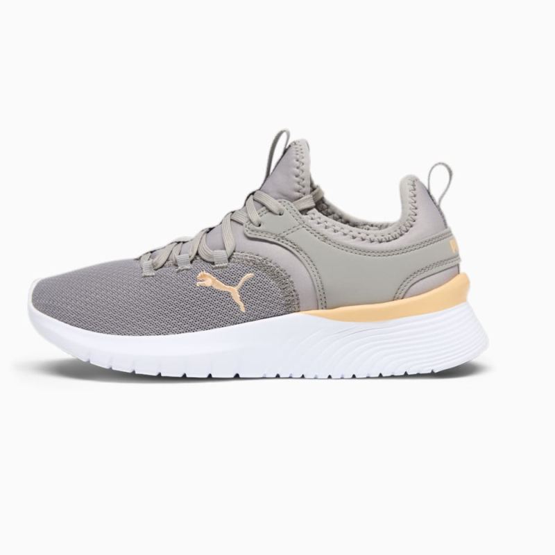 Puma | Women's Starla Training Shoes - Stormy Slate-Peach Fizz-White