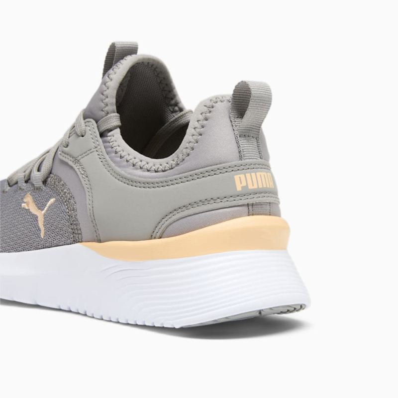 Puma | Women's Starla Training Shoes - Stormy Slate-Peach Fizz-White