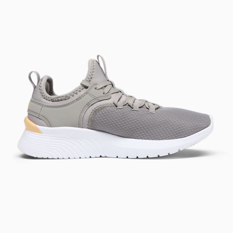 Puma | Women's Starla Training Shoes - Stormy Slate-Peach Fizz-White