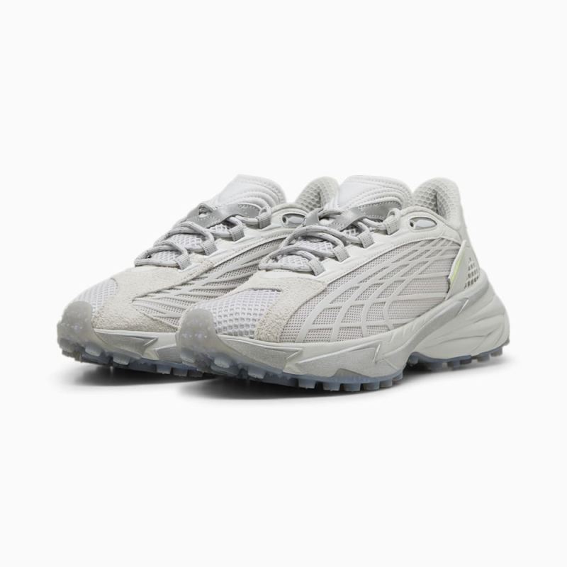 Puma | Men's x PLEASURES Spirex Sneakers - Glacial Gray-Cool Light Gray