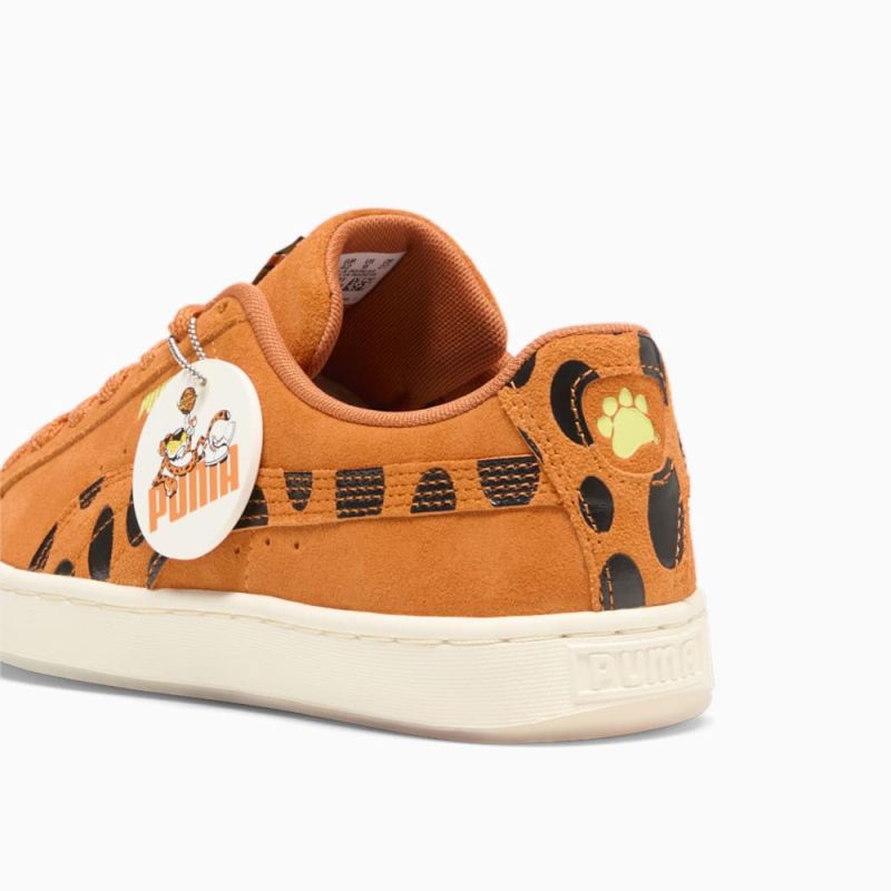 Puma | Men's x CHEETOS Suede Sneakers - Rickie Orange-For All Time Red-Warm White