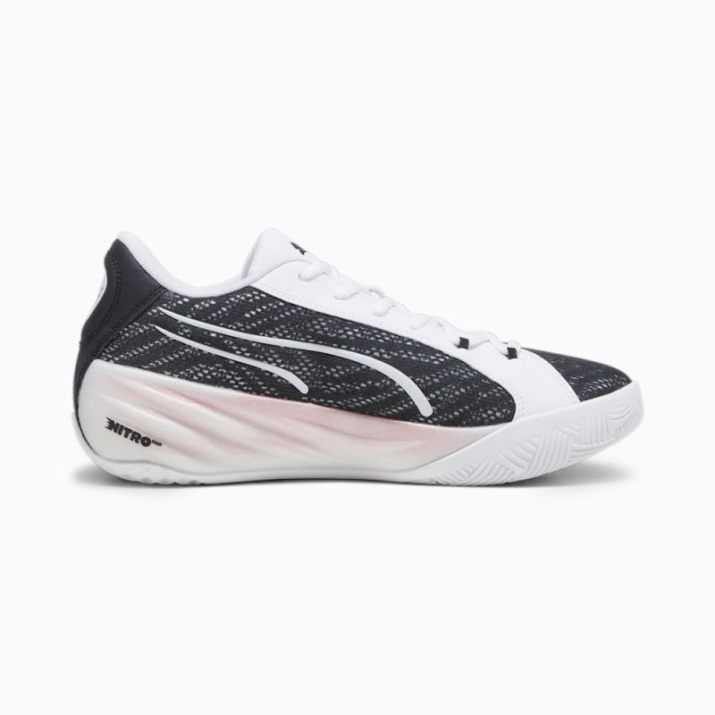 Puma | Men's All-Pro NITRO Basketball Shoes - Black-White-Lime Squeeze