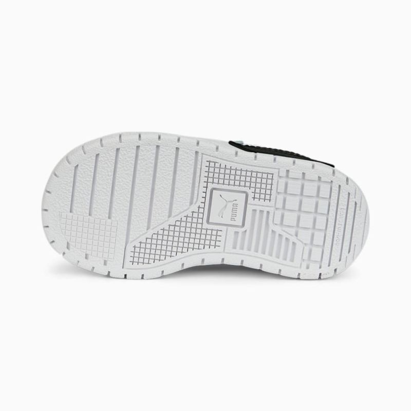 Puma | Girls Cali Dream Leather Toddlers Shoes - White-Black-White