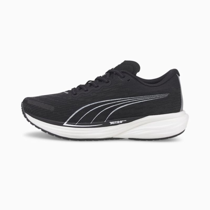 Puma | Men's Deviate NITRO 2 Wide Running Shoes - Black