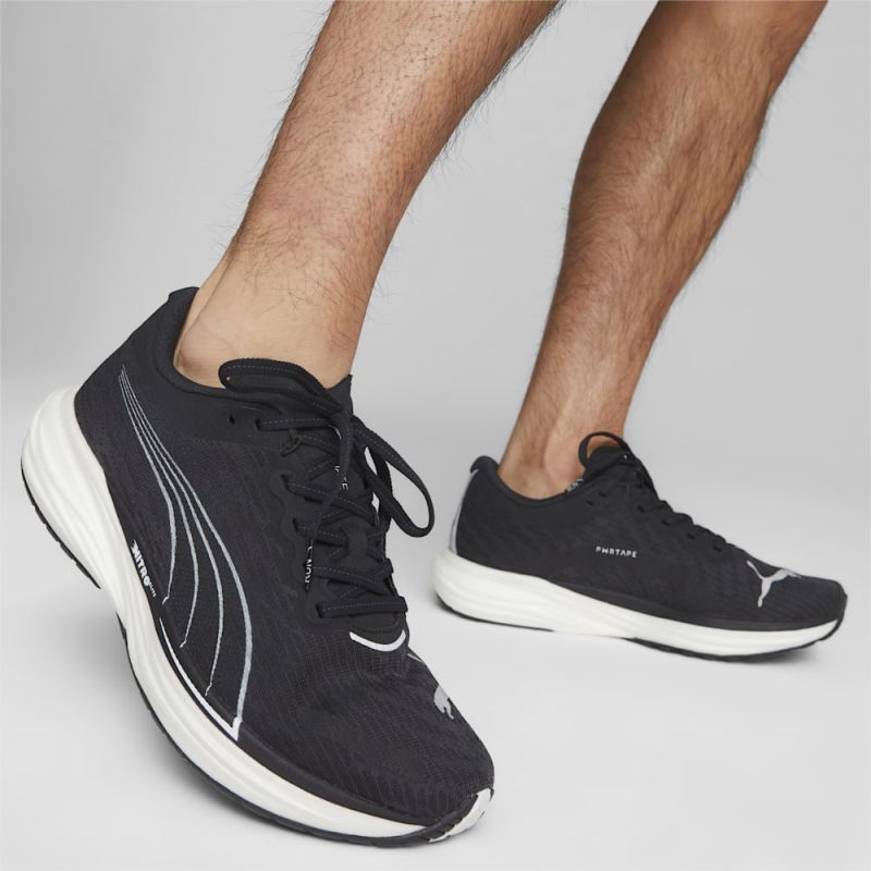 Puma | Men's Deviate NITRO 2 Wide Running Shoes - Black