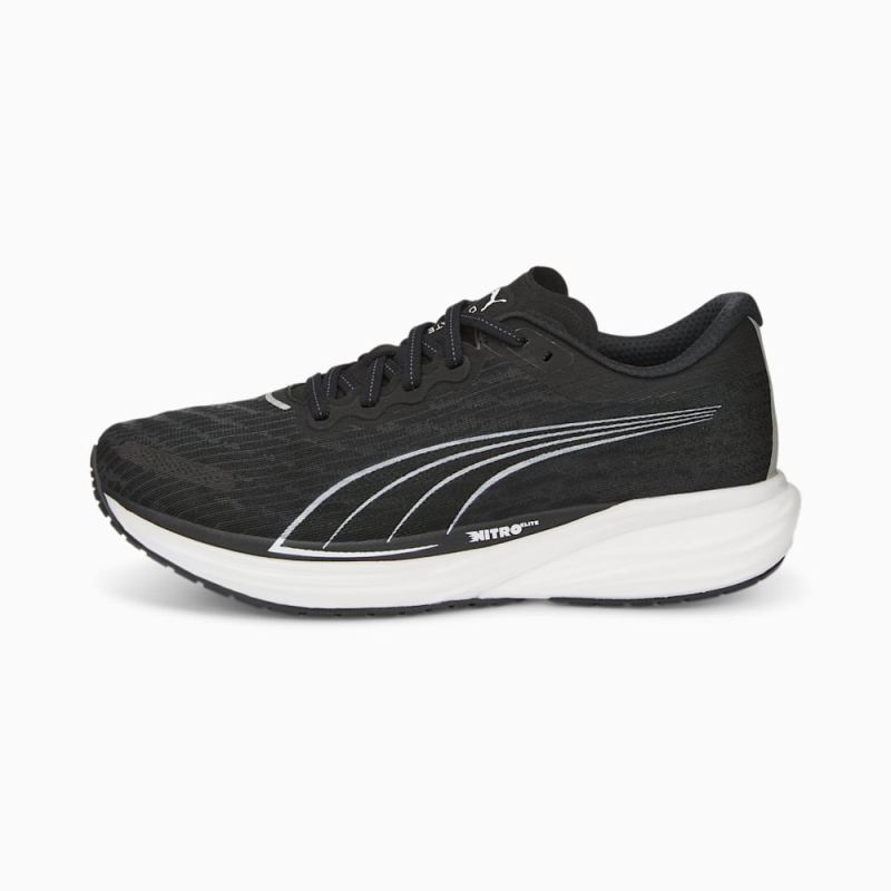 Puma | Men's Deviate NITRO 2 Wide Running Shoes - Black