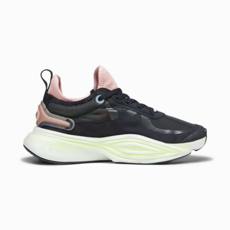 Puma | Women's PWR NITRO Squared Training Shoes - Black-Bold Blue-Future Pink