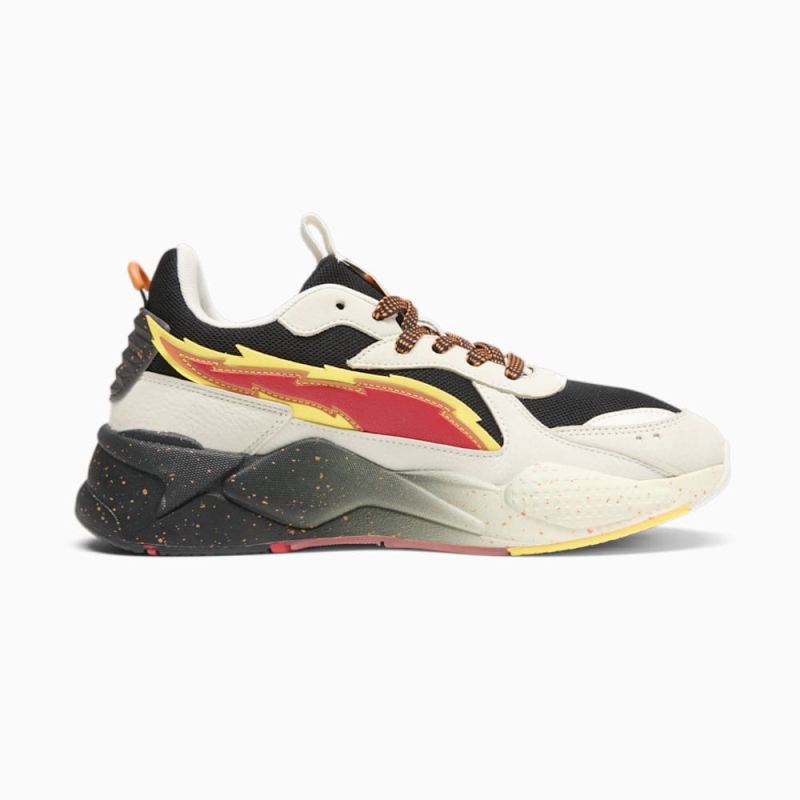 Puma | Men's x CHEETOS RS-X FH Sneakers - Warm White-Black-Yellow Blaze-Rickie Orange