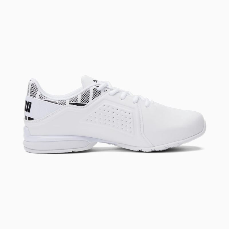 Puma | Men's Viz Runner Repeat Running Sneakers - White-Black