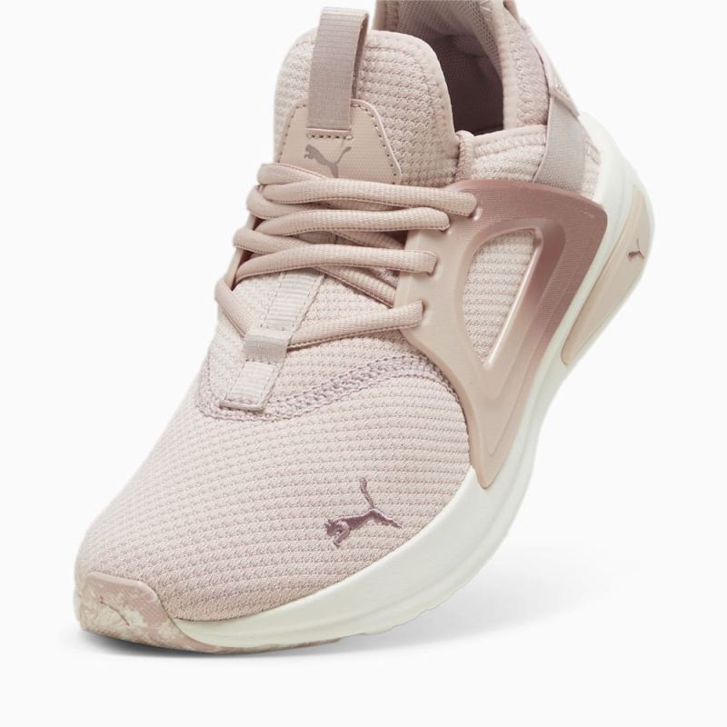 Puma | Women's Softride Enz Evo Molt Met Running Shoes - Rose Quartz-Warm White-Rose Gold