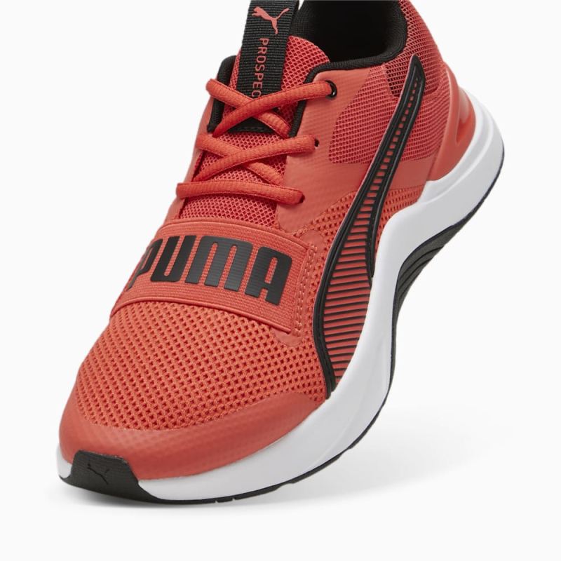 Puma | Men's Prospect Training Shoes - Active Red-Black-White