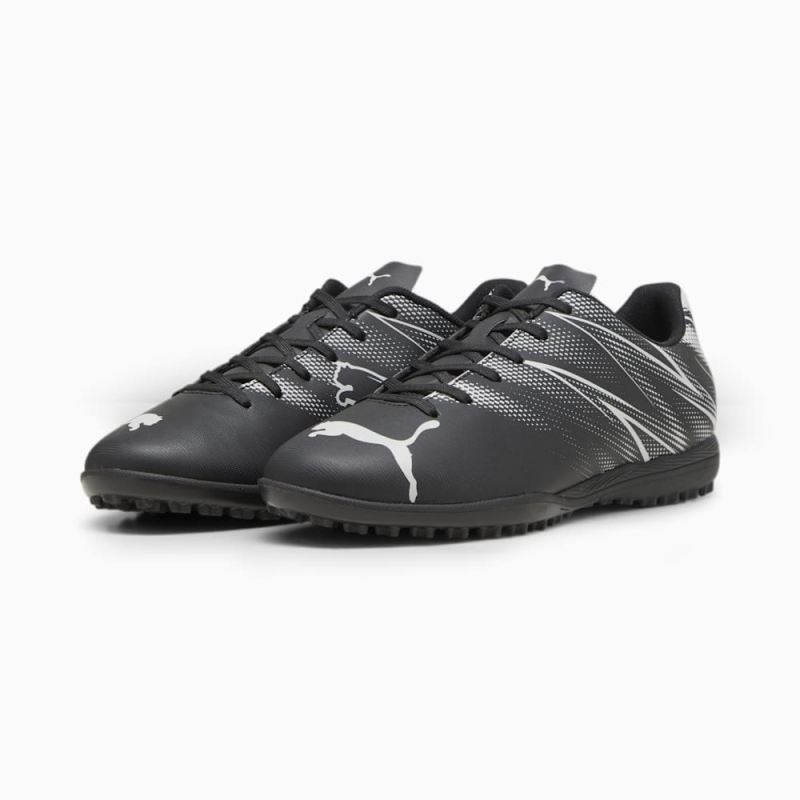 Puma | Men's ATTACANTO TT Soccer Cleats - Black-Silver Mist