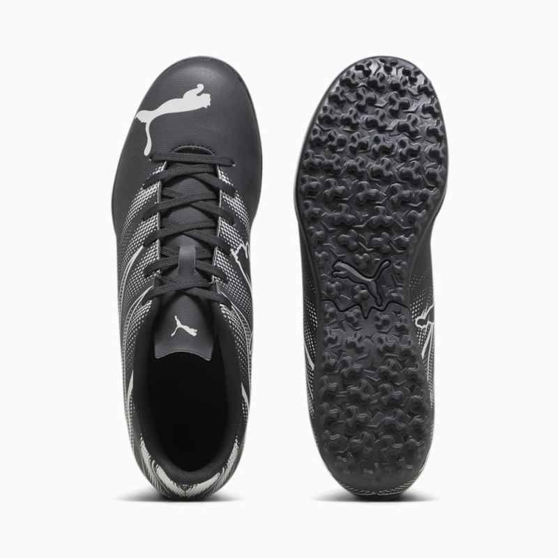 Puma | Men's ATTACANTO TT Soccer Cleats - Black-Silver Mist