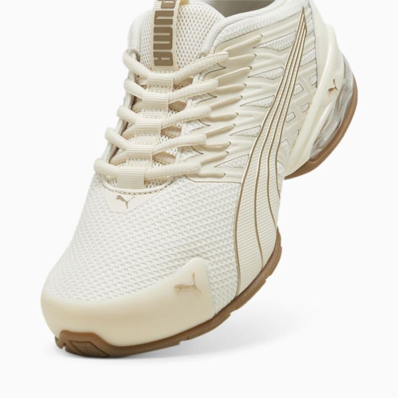 Puma | Women's Voltaic Evo Running Shoe - Sugared Almond-Gold