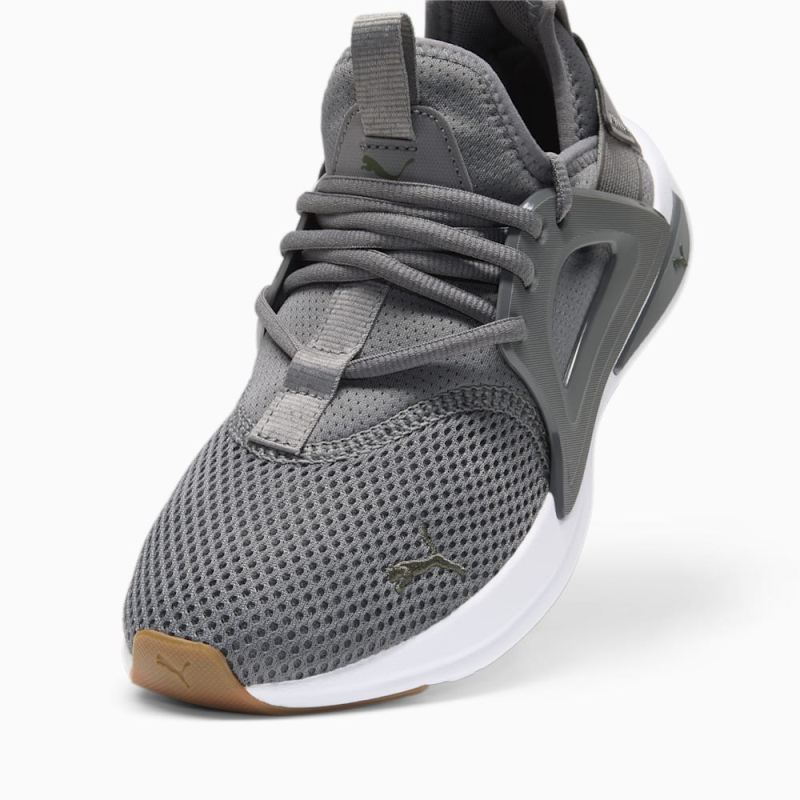 Puma | Women's Softride Enzo Evo Running Shoes - Cool Dark Gray-Myrtle-Gum-White