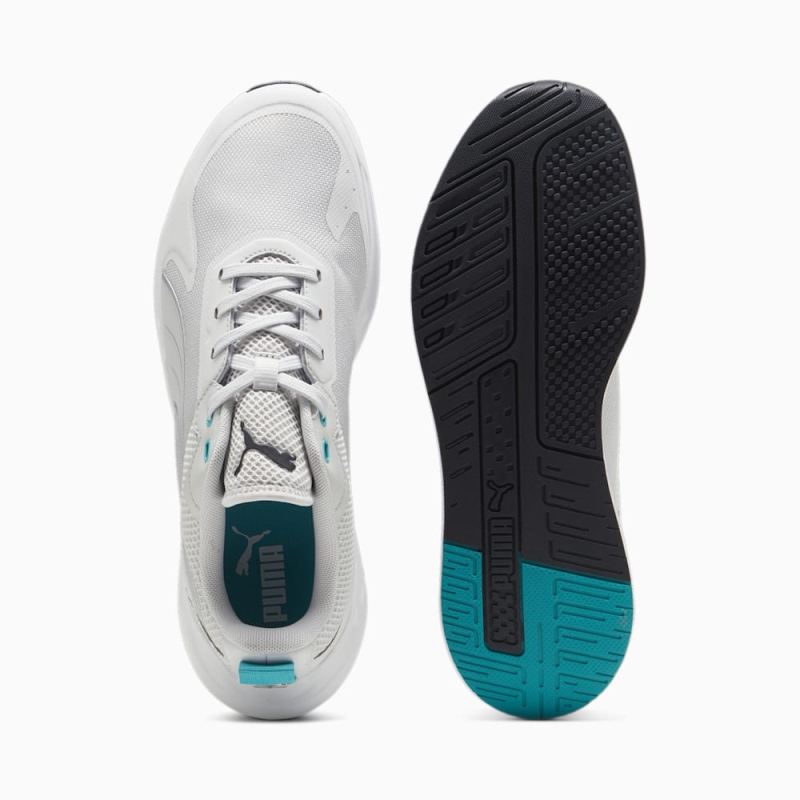 Puma | Men's Mercedes-AMG PETRONAS IONICspeed Driving Shoes - Feather Gray-Sheen Green