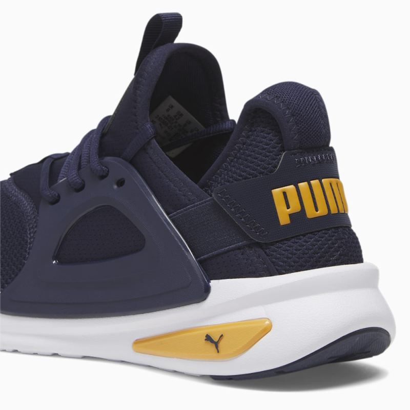 Puma | Men's Enzo Evo Better Remix Wide Running Sneakers - Navy-Ginger Tea