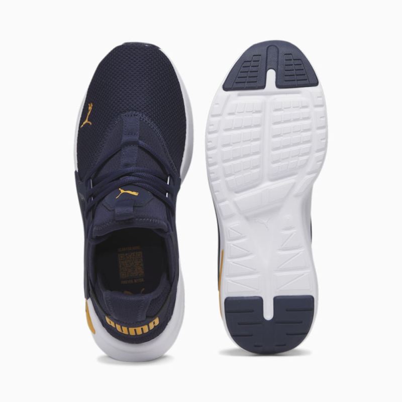 Puma | Men's Enzo Evo Better Remix Wide Running Sneakers - Navy-Ginger Tea