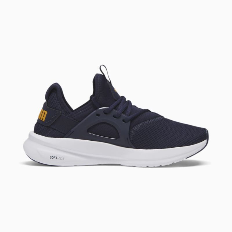 Puma | Men's Enzo Evo Better Remix Wide Running Sneakers - Navy-Ginger Tea