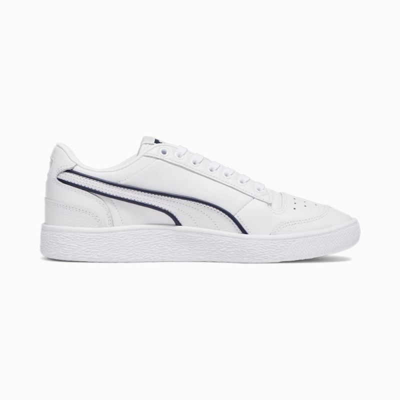 Puma | Men's x TMC Ralph Sampson All Star Sneakers - White-Navy-Silver