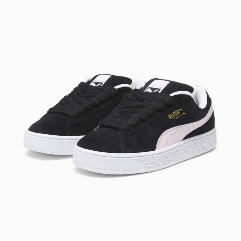 Puma | Women's Suede XL Sneakers - Black-Whisp Of Pink