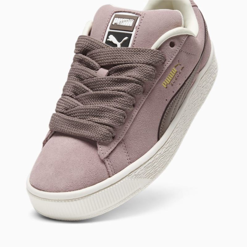 Puma | Women's Suede XL Sneakers - Future Pink-Warm White