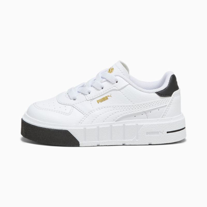 Puma | Girls Puma | Girls Cali Court Leather Toddlers Sneakers - White-Black