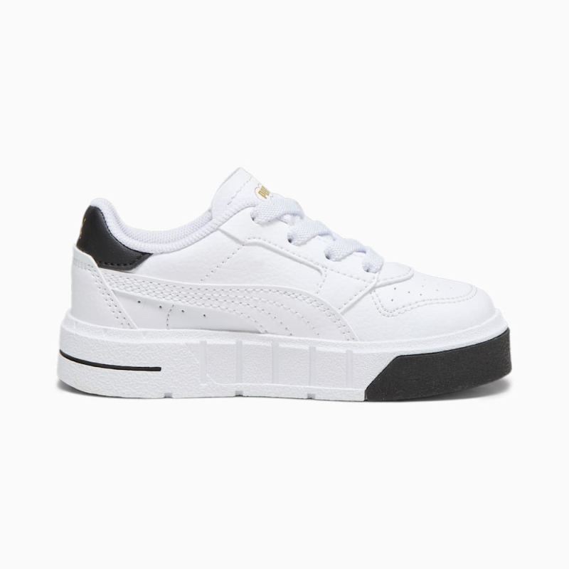 Puma | Girls Puma | Girls Cali Court Leather Toddlers Sneakers - White-Black