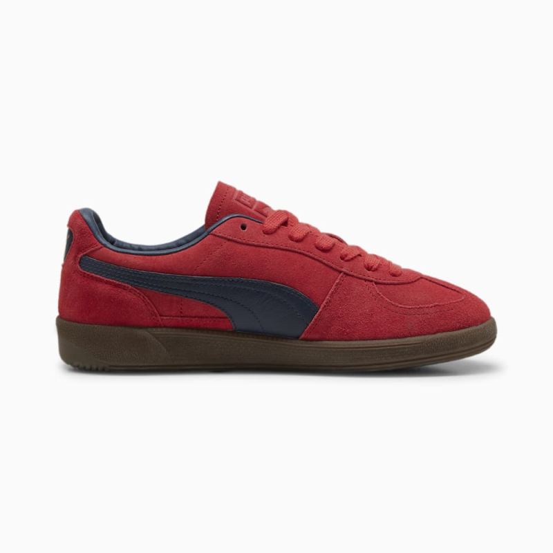 Puma | Men's Palermo Sneakers - Club Red-Club Navy