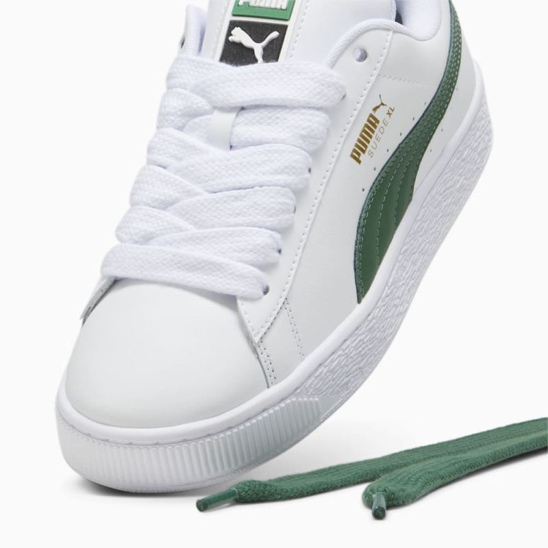 Puma | Men's Suede XL Leather Sneakers - White-Vine