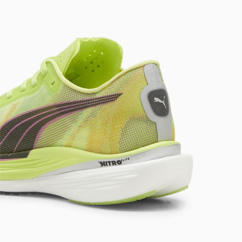 Puma | Women's Deviate NITRO Elite 2 Running Shoes - Lime Pow-Poison Pink-Black