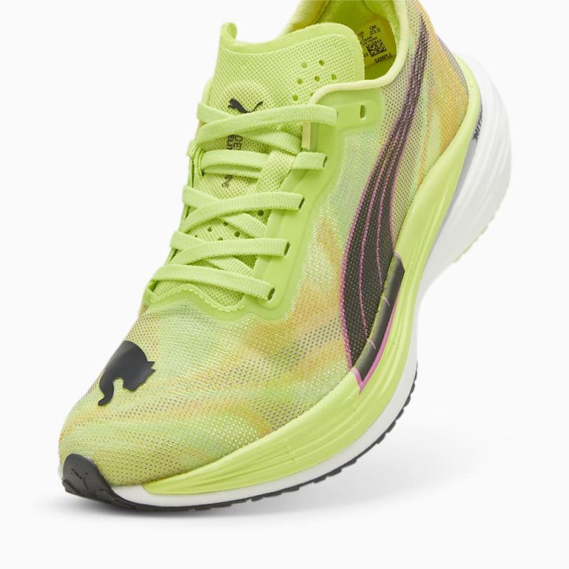 Puma | Women's Deviate NITRO Elite 2 Running Shoes - Lime Pow-Poison Pink-Black