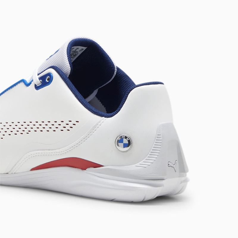 Puma | Men's BMW M Motorsport Drift Cat Decima Motorsport Shoes - White-Pro Blue-Pop Red