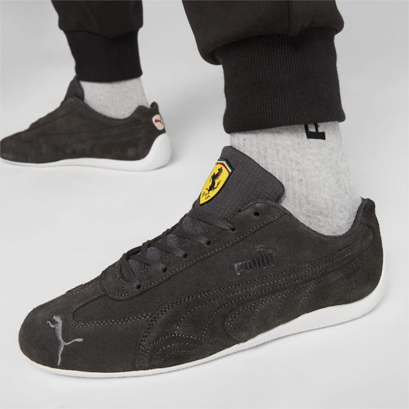 Puma | Men's Scuderia Ferrari Speedcat Driving Shoes - Black-White