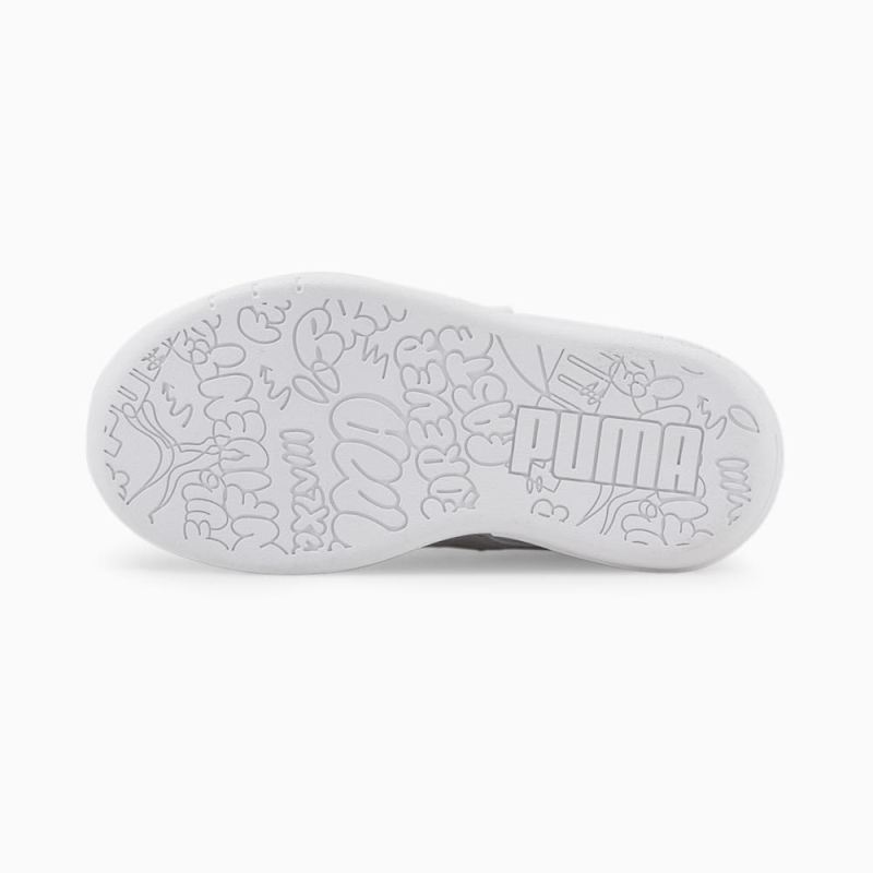 Puma | Girls Multiflex Glitz Formstrip Little Kids Sneakers - White-Silver