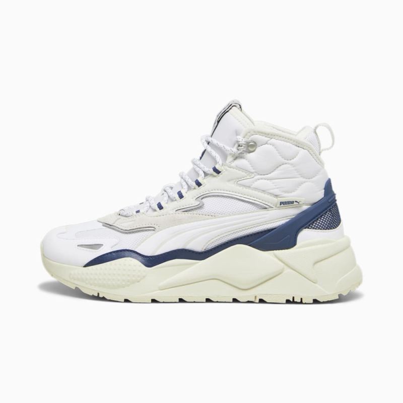 Puma | Men's RS-X Hi Sneakers - White-Alpine Snow