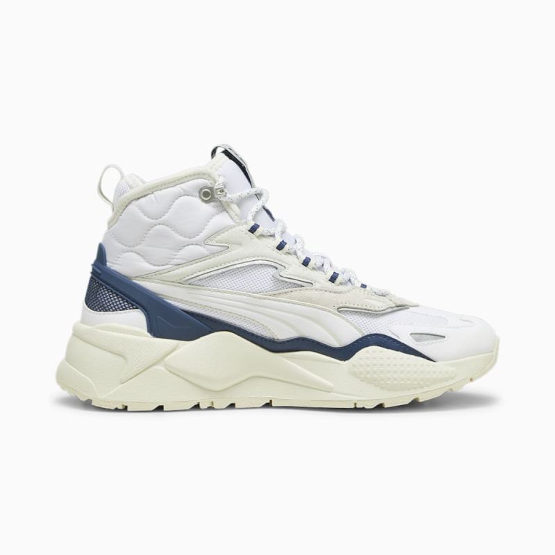 Puma | Men's RS-X Hi Sneakers - White-Alpine Snow