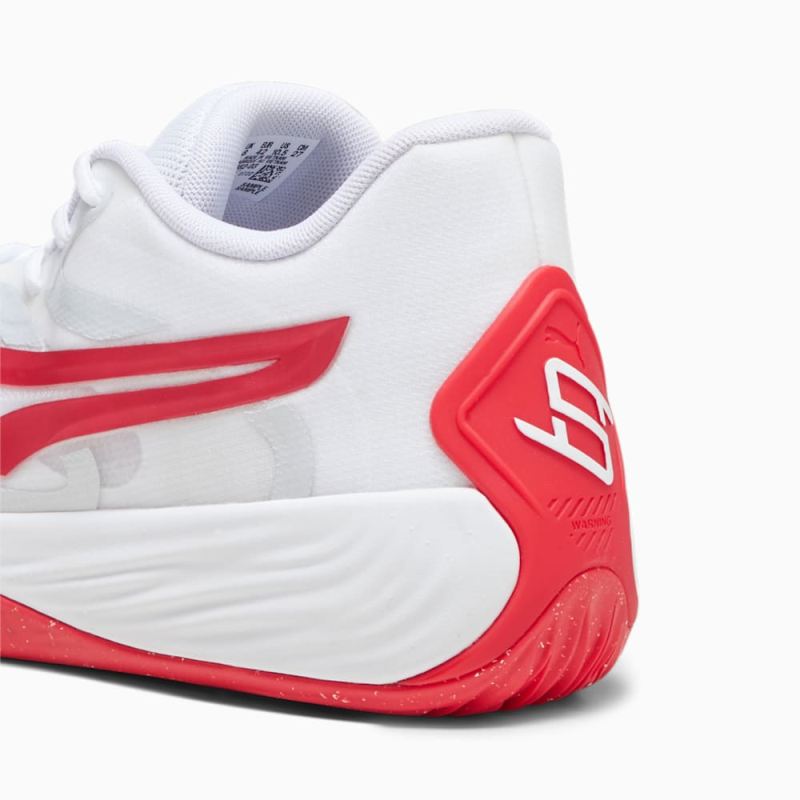 Puma | Women's STEWIE x TEAM Stewie 2 Basketball Shoes - White-For All Time Red