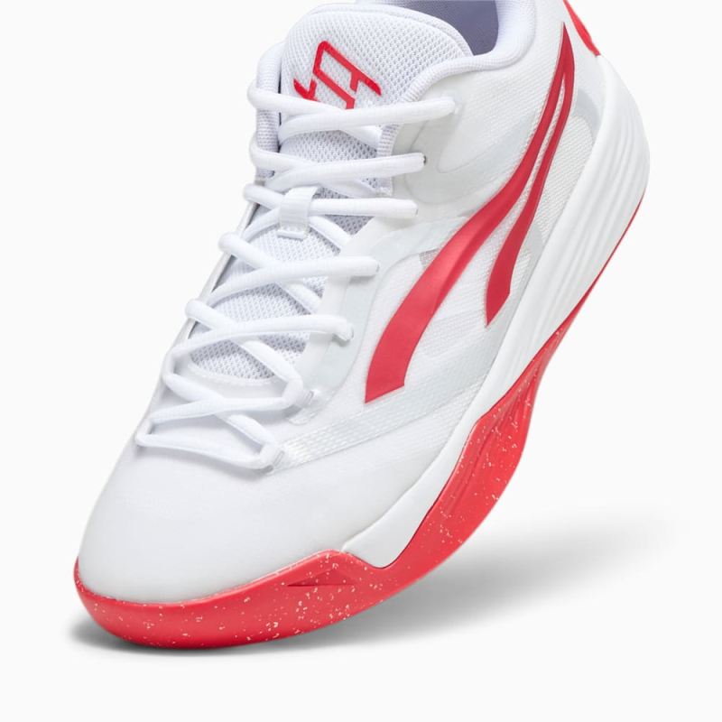 Puma | Women's STEWIE x TEAM Stewie 2 Basketball Shoes - White-For All Time Red