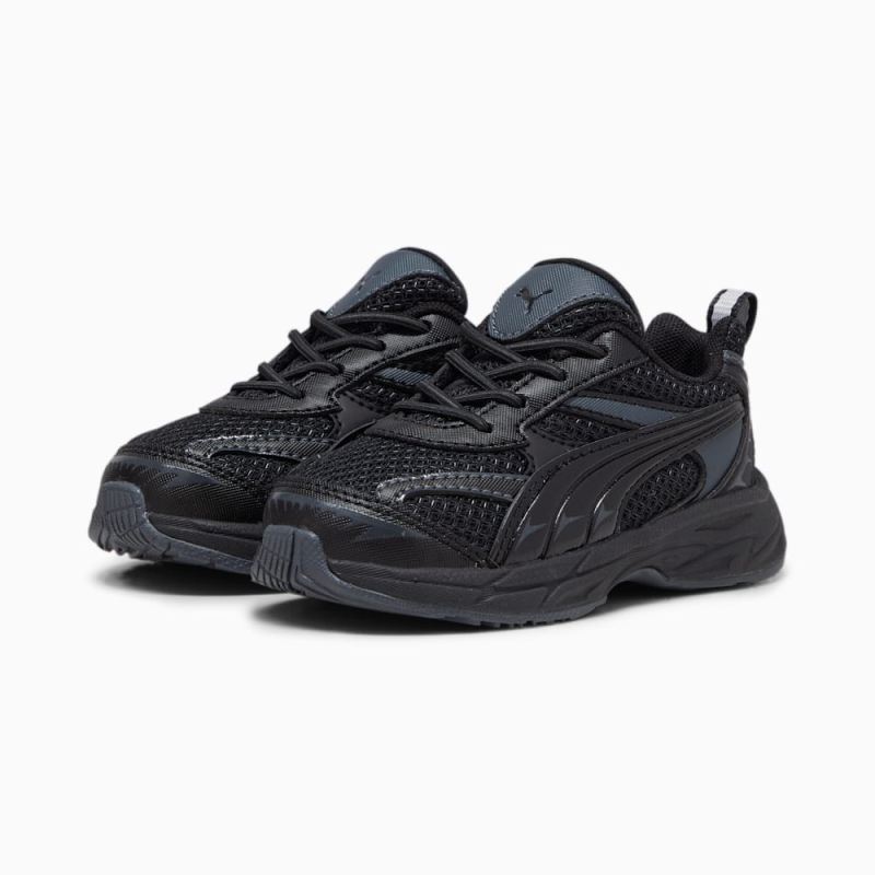 Puma | Boys Morphic Base Toddlers Sneakers - Black-Strong Gray